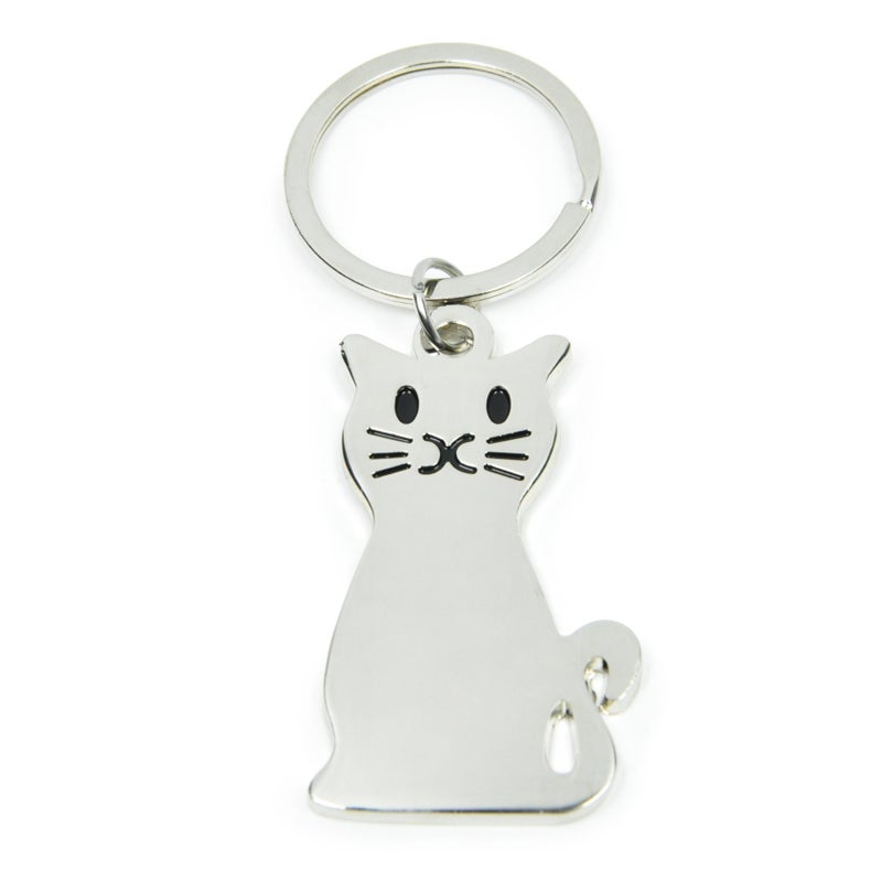 Elechobby Interesting Keyring Keychain (Cat shape) - Image 2
